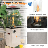 Tangkula 41,000 BTU Propane Patio Heater with Waterproof Cover