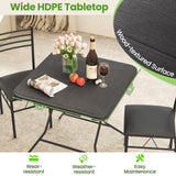 Tangkula 31.5" Square Folding Table