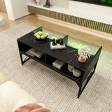 Tangkula LED Coffee Table