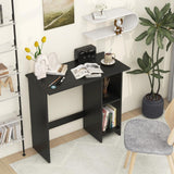 Tangkula Computer Desk with Storage Shelves