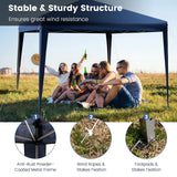 Tangkula 10x10 Ft Pop Up Canopy Tent, Easy Setup Instant Canopy with 8 Stakes