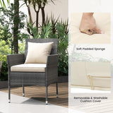 Tangkula 3-Piece Patio Furniture Set, Onesize