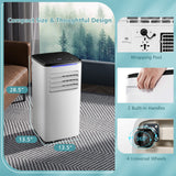 Tangkula 8000 BTU Portable Air Conditioner, 3 in 1 AC Cooling Unit with Remote Control