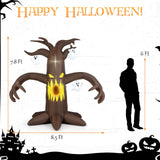 Tangkula 7.8 FT Halloween Inflatable Scary Dead Tree