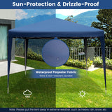 Tangkula 10x10 Ft Pop Up Canopy Tent, Easy Setup Instant Canopy with 8 Stakes