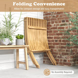 Tangkula Folding Patio Chair