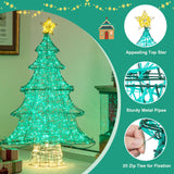 Tangkula 4 FT Lighted Artificial Christmas Tree