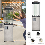 Tangkula 41,000 BTU Propane Patio Heater with Waterproof Cover