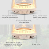 Tangkula Rechargeable Camping Lamp, Dimmable Outdoor Camping Lights with 3 Light Colors & RGB Mode