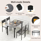 Tangkula Dining Table Set for 4