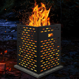 Tangkula Burn Barrel for Outside for Burning Trash