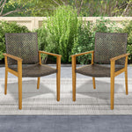 Patio Dining Chairs Set of 4 - Tangkula