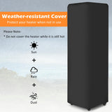 Tangkula 41,000 BTU Propane Patio Heater with Waterproof Cover