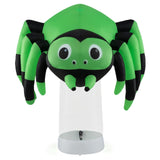 Tangkula 6 FT Halloween Inflatable Spider with Multi-Color Rotating Light