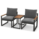 Tangkula 3 Pieces Patio Furniture Set