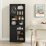 Tangkula Tall Bathroom Cabinet(23.5 x 12 x 57 Inch)