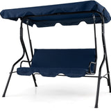 TANGKULA 3 Seater Canopy Swing, Outdoor Patio Swing