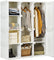 Portable Wardrobe Closet - Tangkula