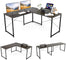 95 Inch Reversible Corner Desk with Monitor Stand - Tangkula