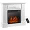 1400W 32 Inches Electric Fireplace with Mantel - Tangkula