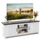 2 Doors TV Stand for TVs up to 65" - Tangkula