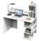 Computer Desk with Storage Bookshelf & Hutch - Tangkula