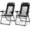 Folding Patio Dining Chairs Set of 2 - Tangkula