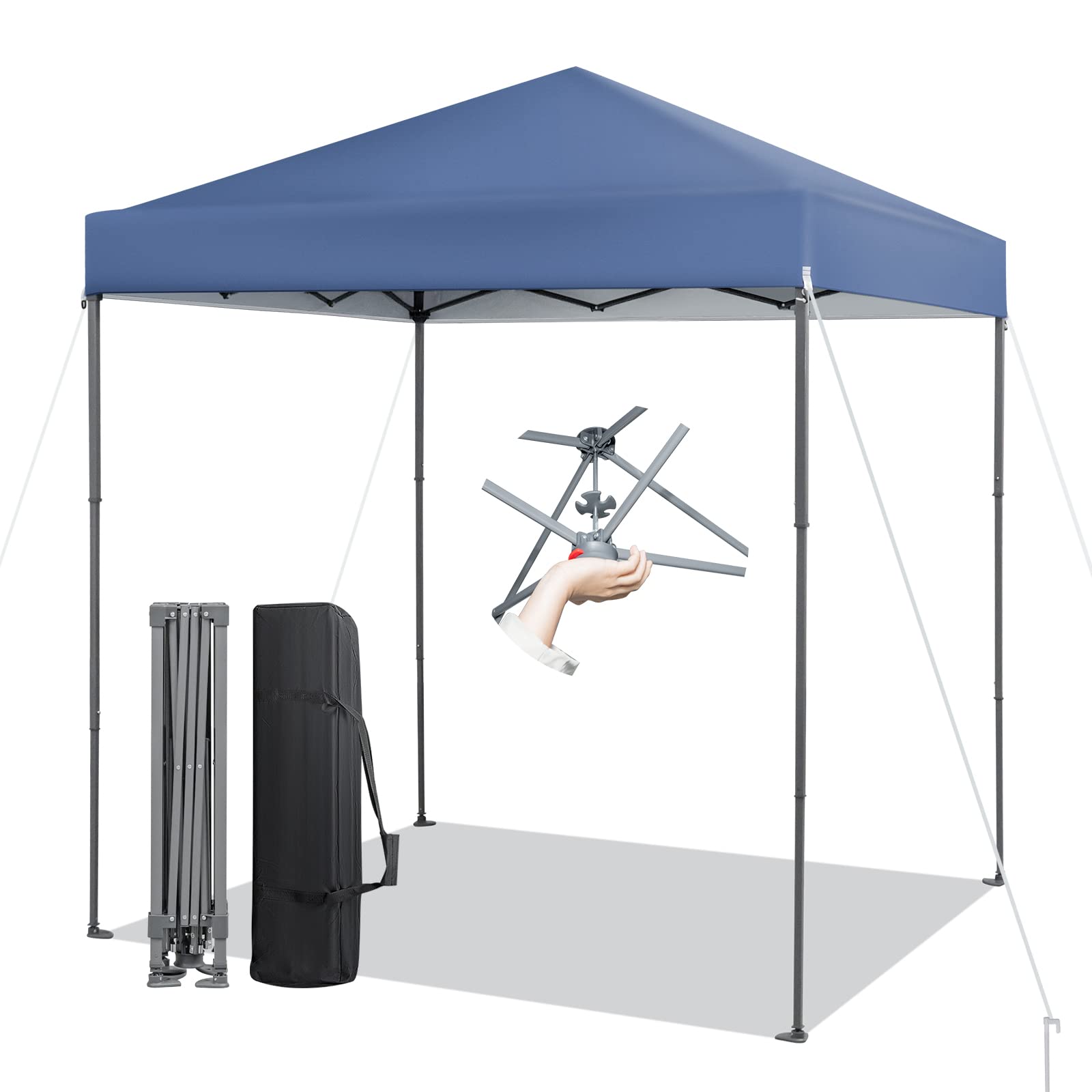 6.6 ft x 6.6 ft Outdoor Pop-up Instant Canopy Tent - Tangkula