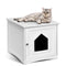 Cat Litter Box Furniture Hidden - Tangkula