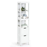 Tangkula Tall Bathroom Storage Cabinet