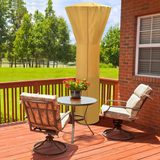 Tangkula 48000 BTU Outdoor Patio Heater with Wheels, Portable Porch Propane Heater