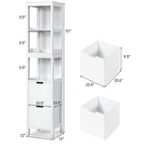 Tangkula Tall Bathroom Storage Cabinet