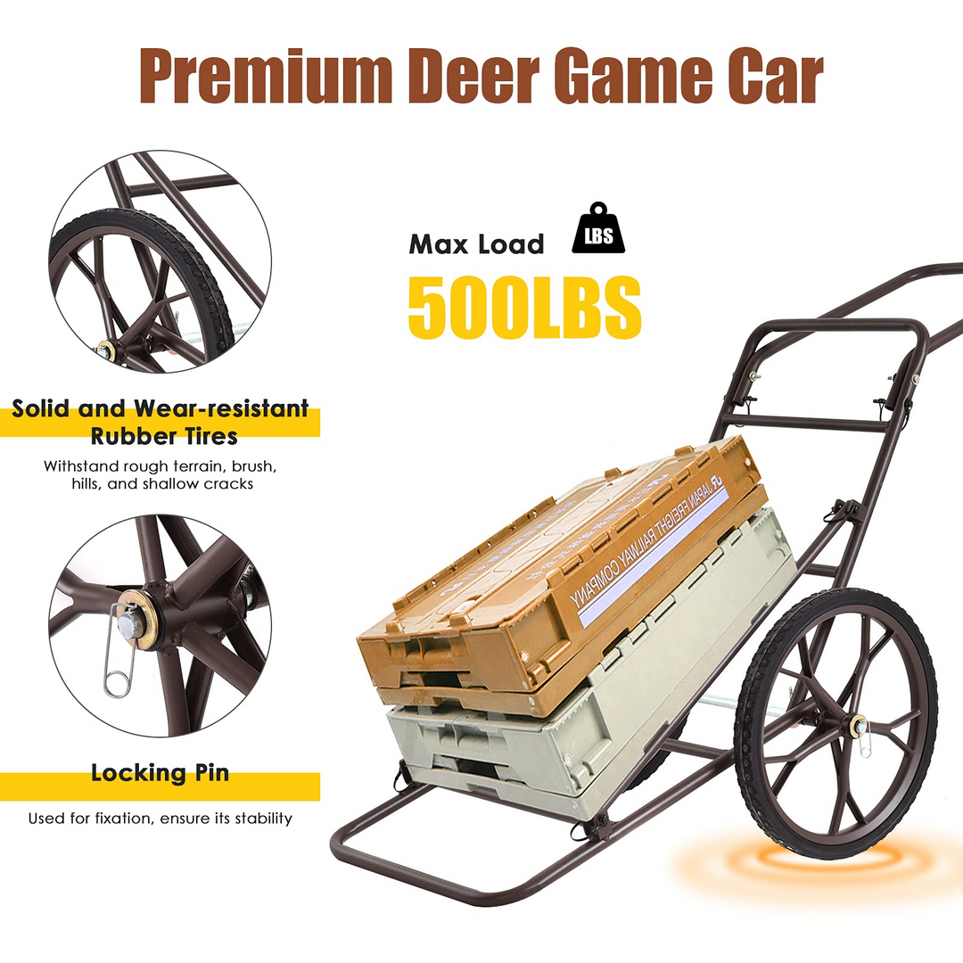 Tangkula Folding Deer Cart, 500lbs Capacity Hunting Game Cart – tangkula