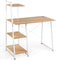 Computer Desk with 4 Tier Shelves - Tangkula